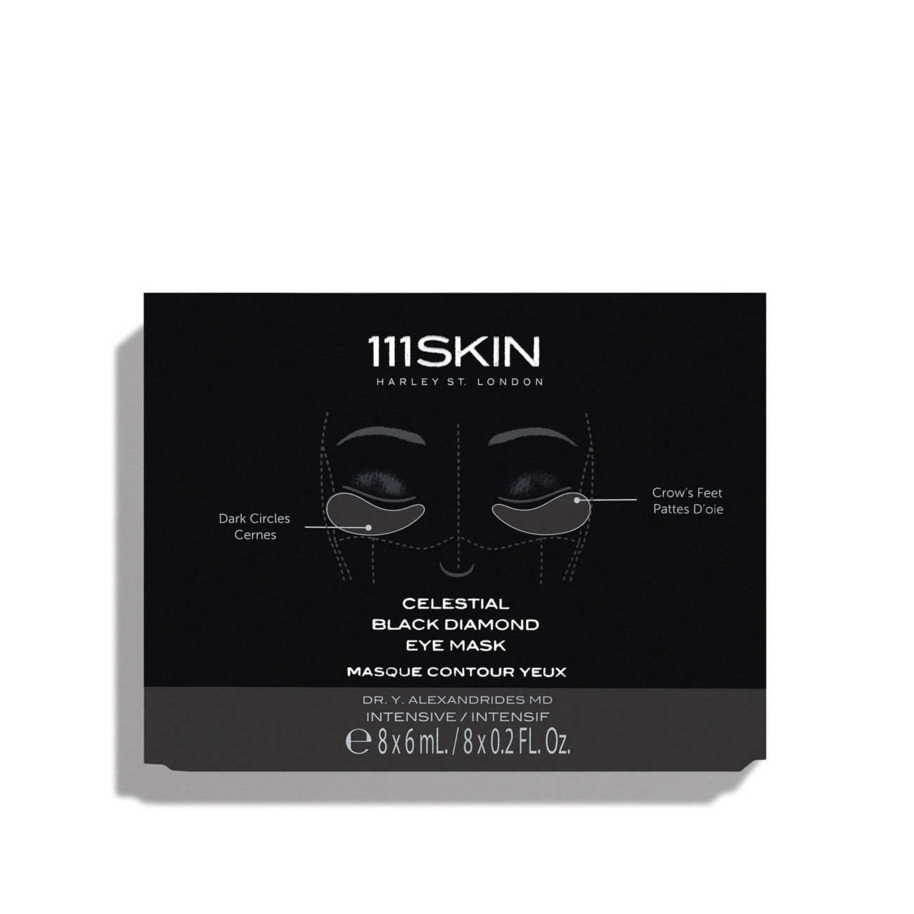 111Skin Celestial Black Diamond Eye Mask (8 Pack) 48 ml