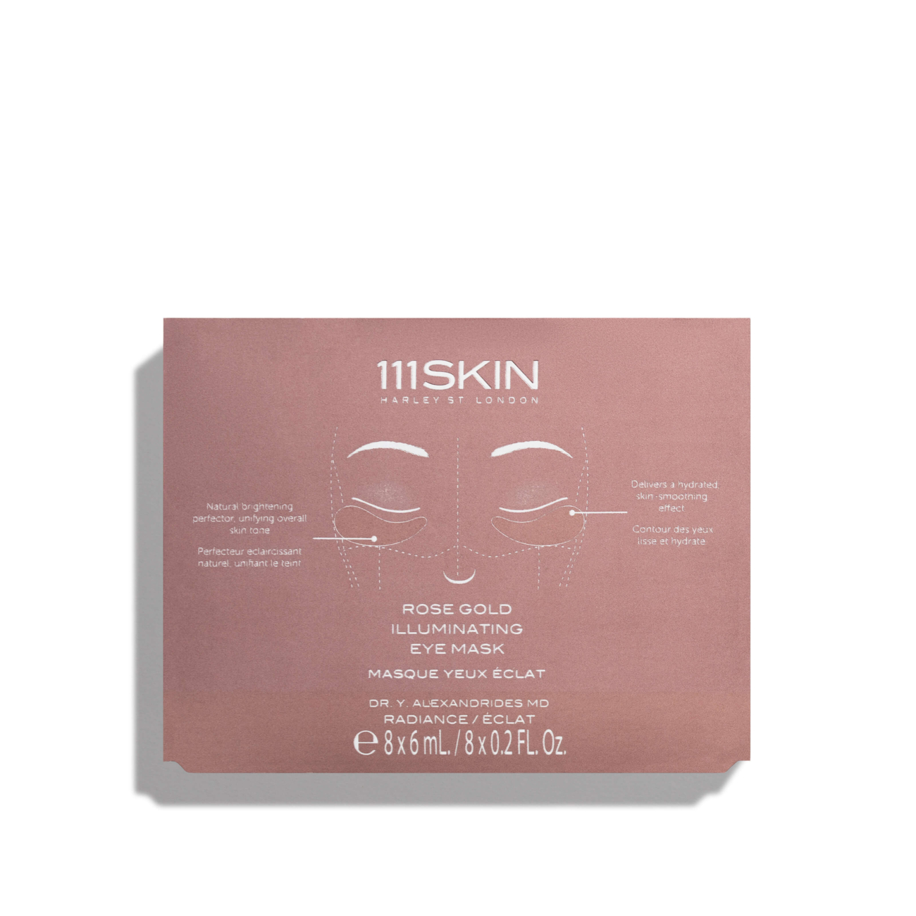 111Skin Rose Gold Illuminating Eye Mask (8 Pack) 48 ml