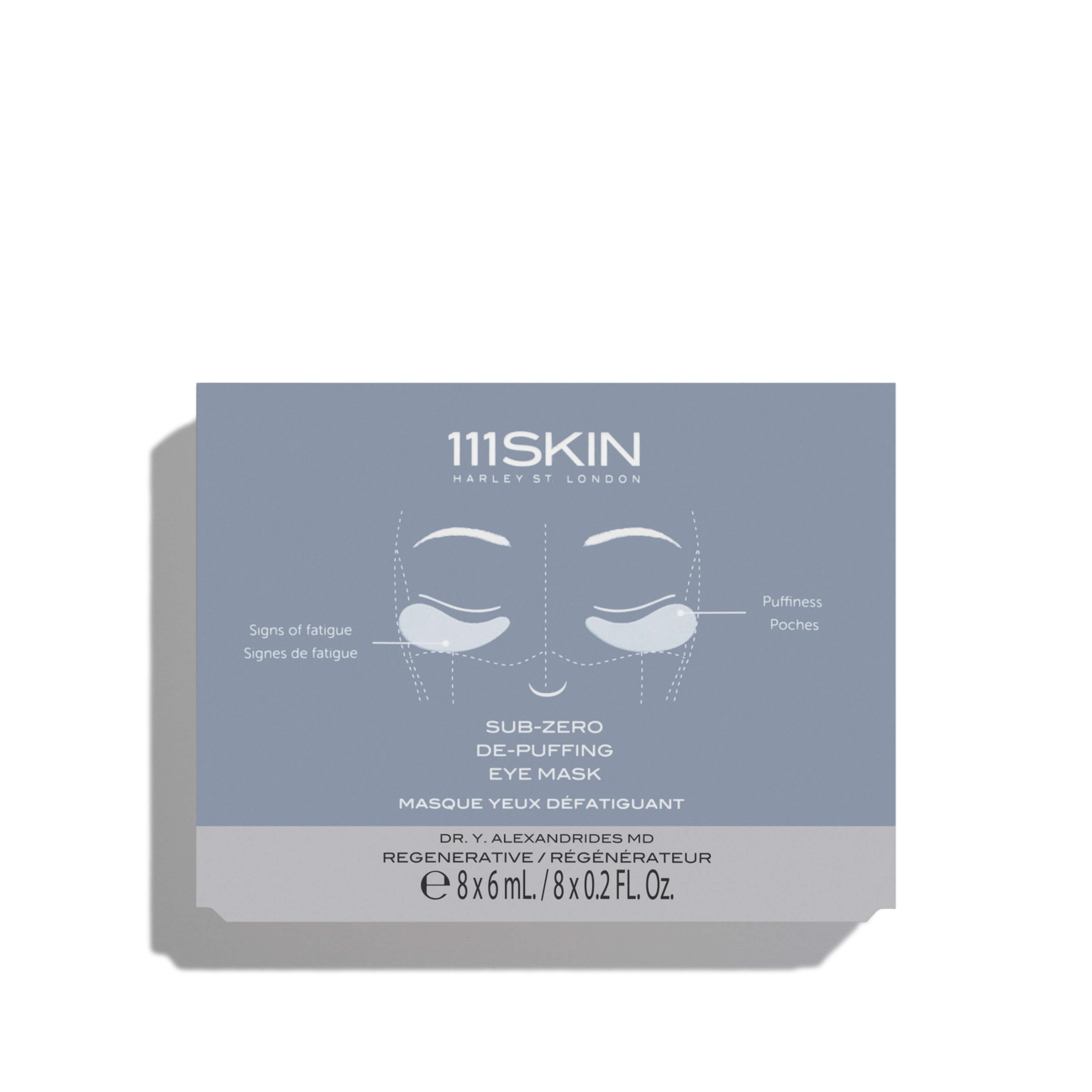 111Skin Sub-Zero De-Puffing Eye Mask (8 Pack) 48 ml