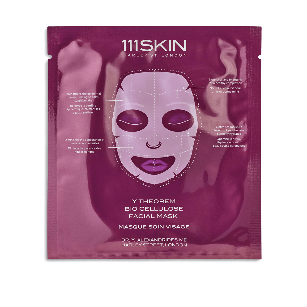 111Skin Y Theorem Bio Cellulose Facial Mask (5 Pack) 115 ml