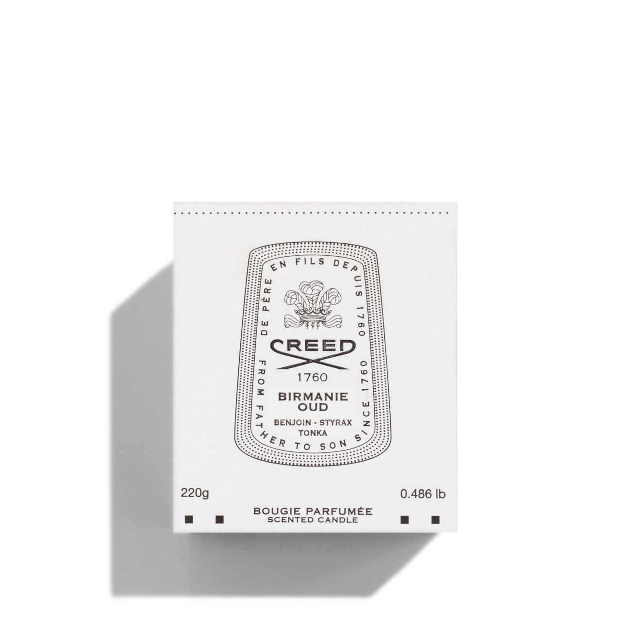 Creed 1760 Birmanie Oud Explorer Candle 220 gr