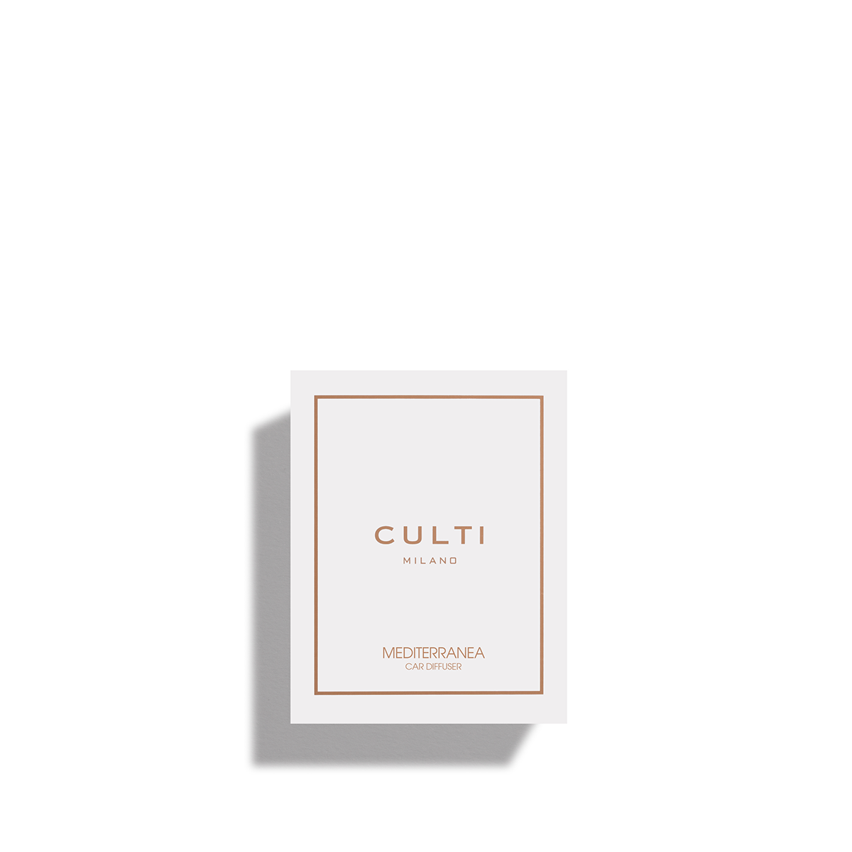 Culti Milano Car Diffuser Black with Mediterranea scent