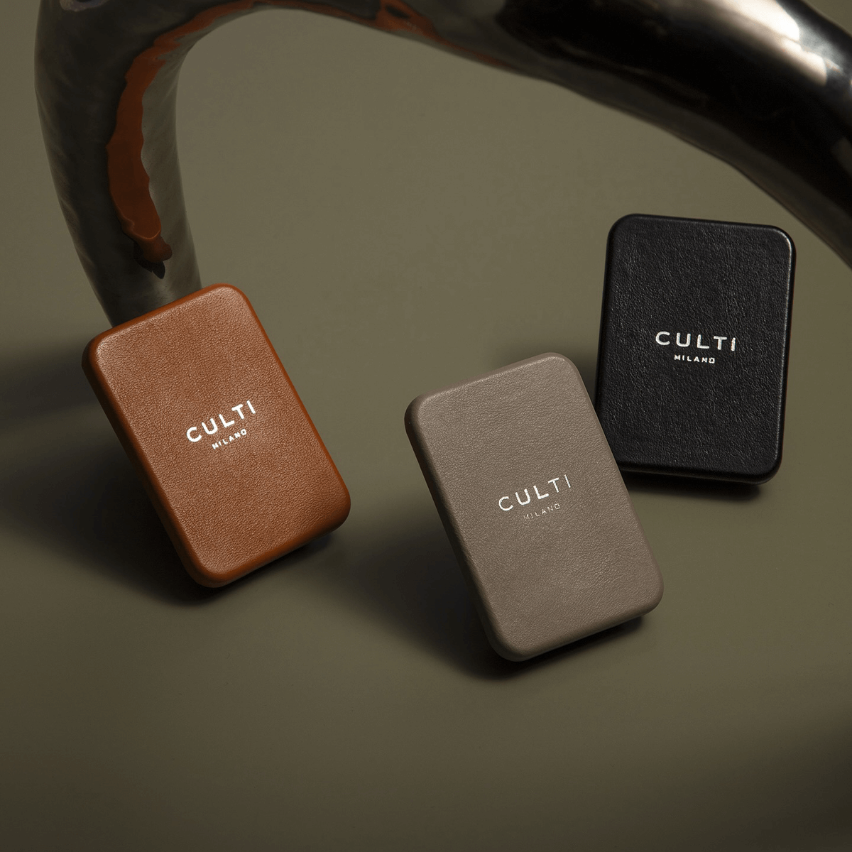 Culti Milano Car Diffuser Black with Mediterranea scent