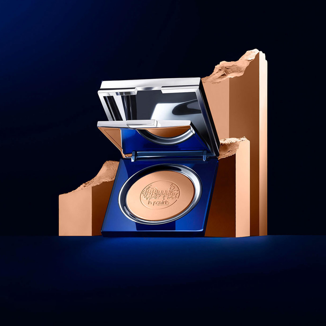 LA PRAIRIE Skin Caviar Complexion Foundation Powder SPF 15 UVA PA++ Golden Beige