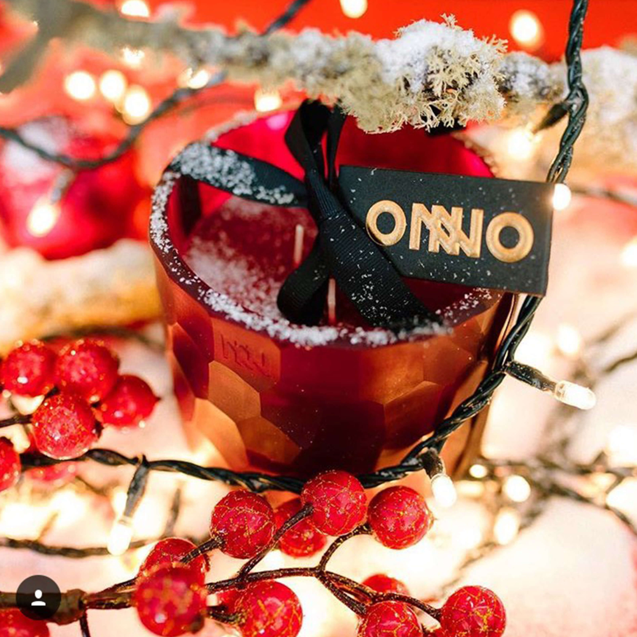 ONNO Collection Circle Red S - Zanzibar Candle 1370 gr