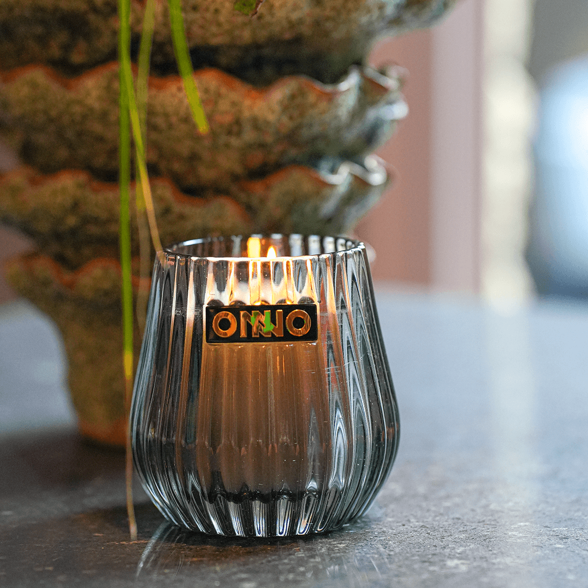 ONNO Collection Gift Set: Candle Eclectic Grey - Zanzibar