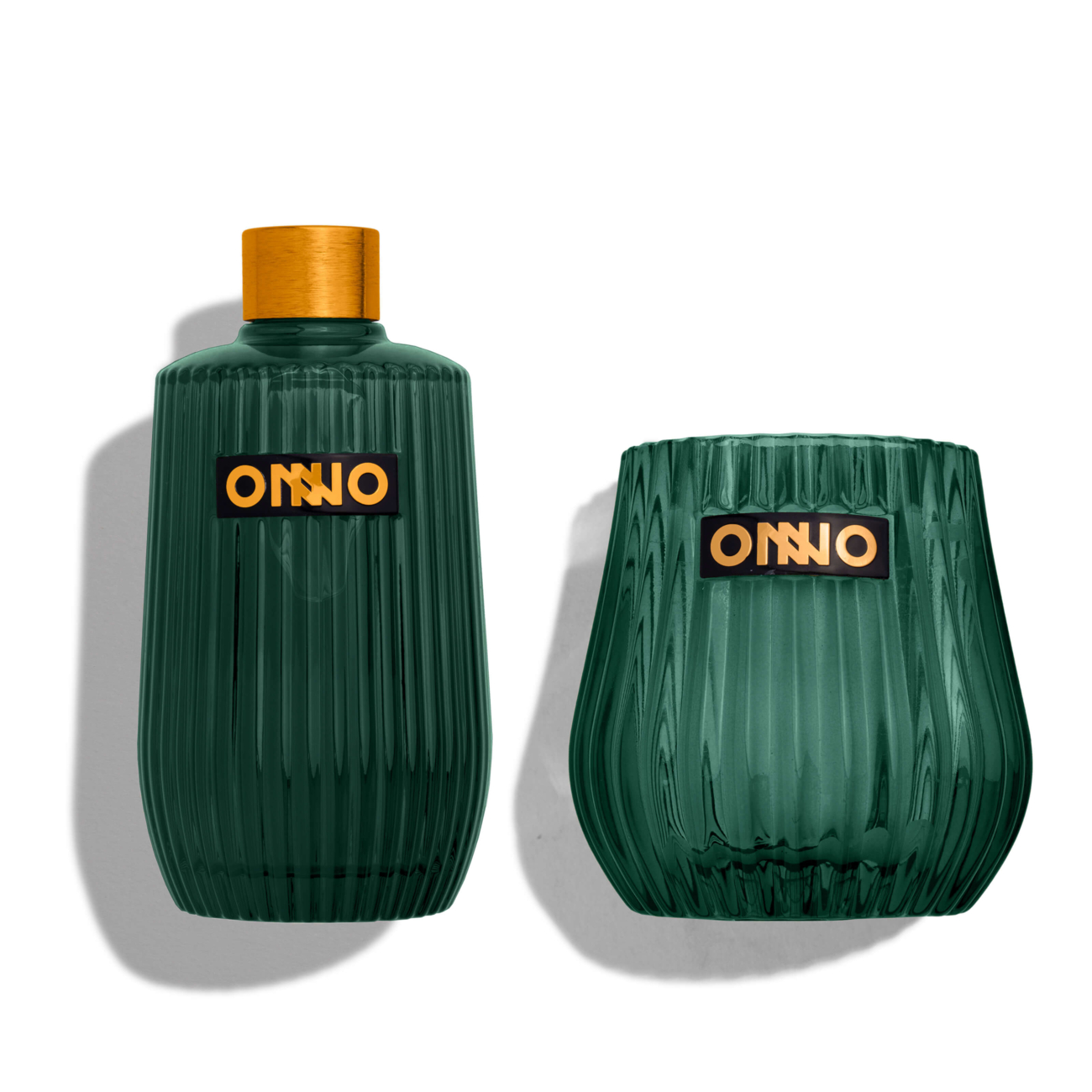 ONNO Collection Gift Set: Diffuser & Candle Eclectic Green - Sage