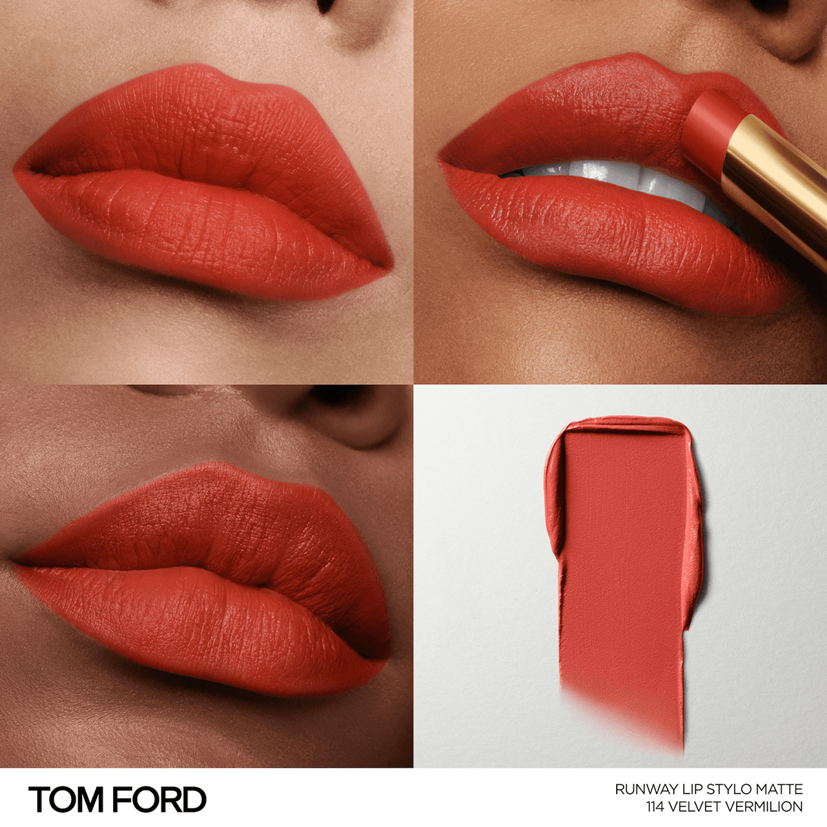 Tom Ford Runway Lip Stylo Matte Velvet Vermilion