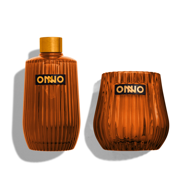 ONNO Collection Gift Set: Diffuser & Candle Eclectic Amber - Ginger Fig